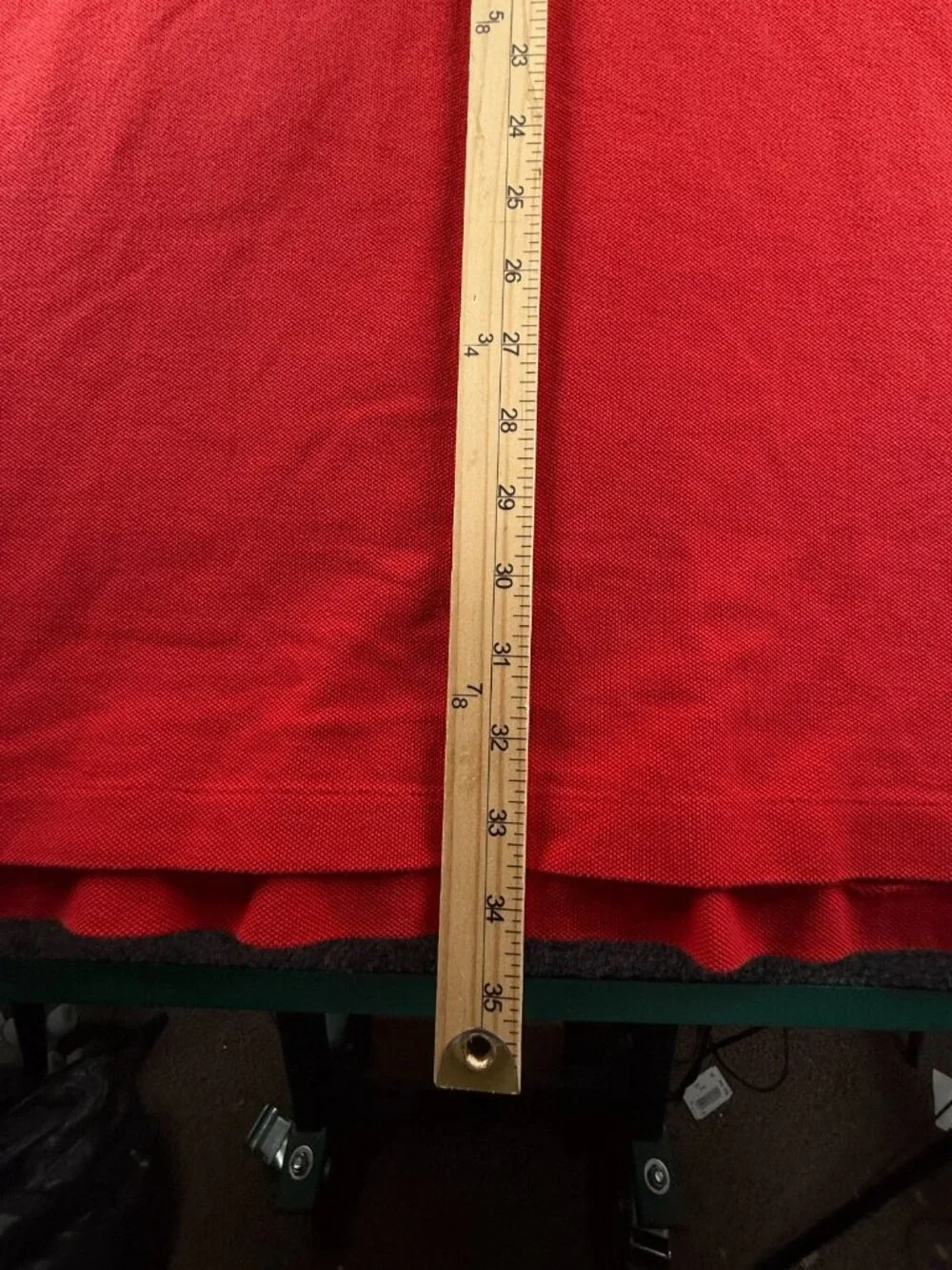 Polo Ralph Lauren Red Big Polo Shirt Short Sleeve Knit Mesh 3XLT Tall Cotton
